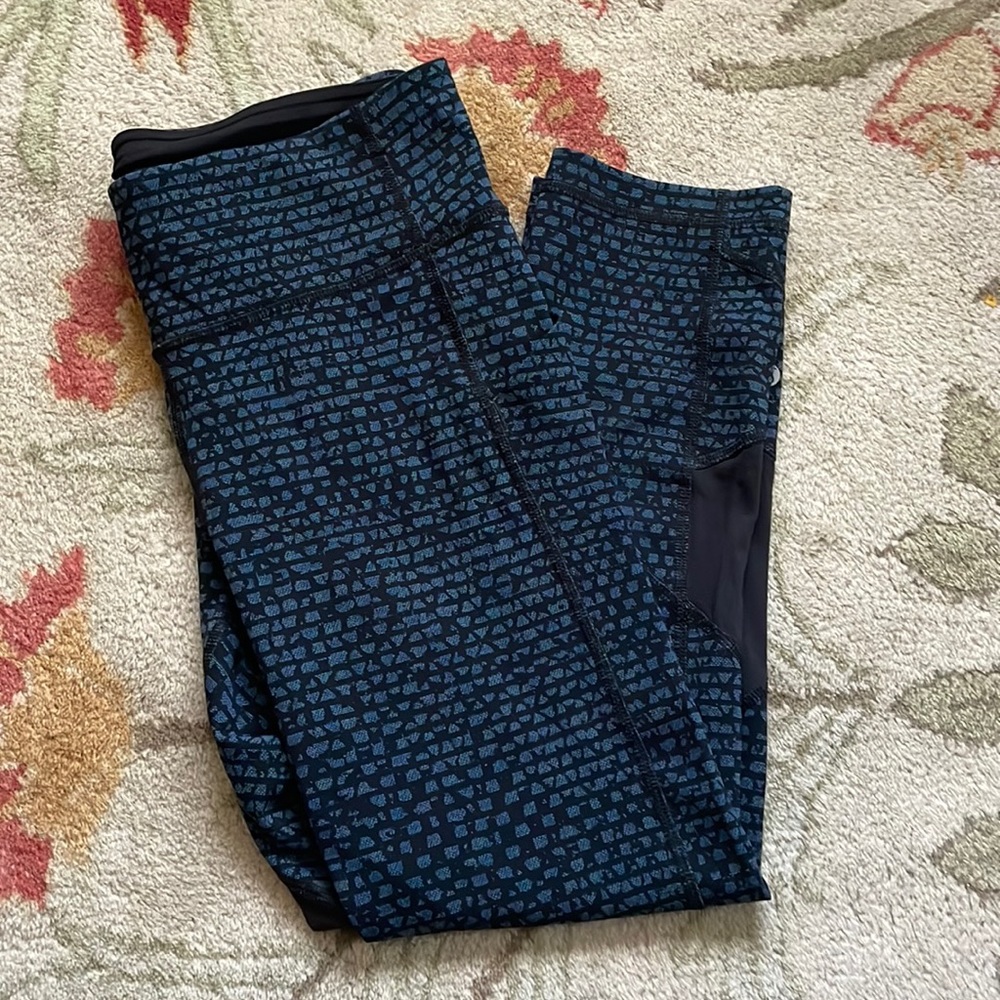 Lululemon Pace Rival Crop Shatter Weave